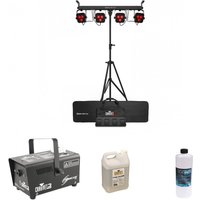 Chauvet DJ Complete Portable Lighting Bundle with Effects Machine
