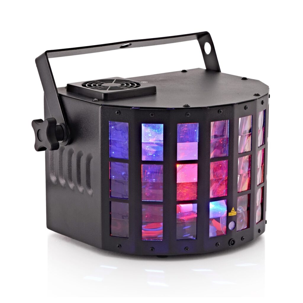 Cluster Derby Light with Laser by Gear4music