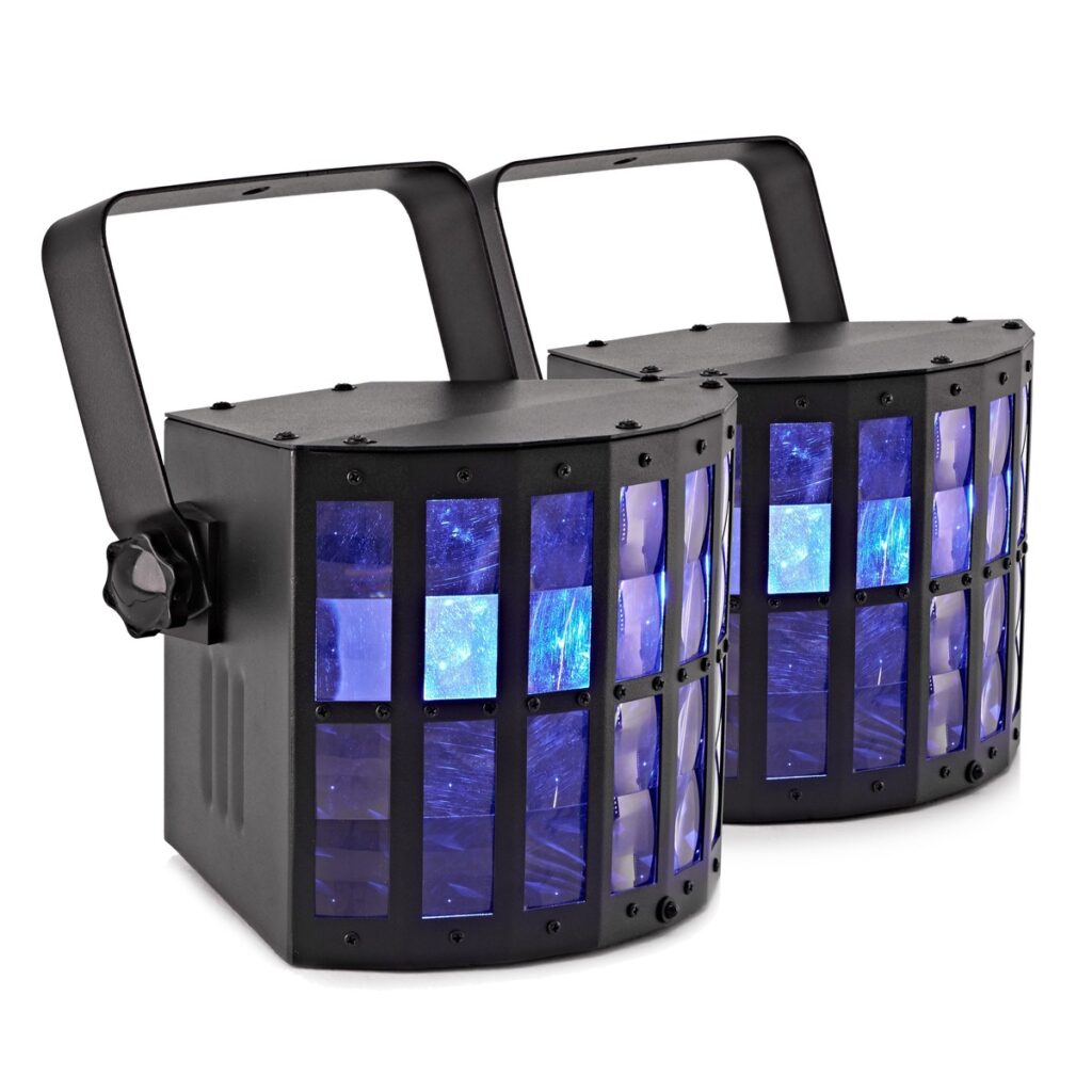 Cluster Mini Derby Lights by Gear4music Pair