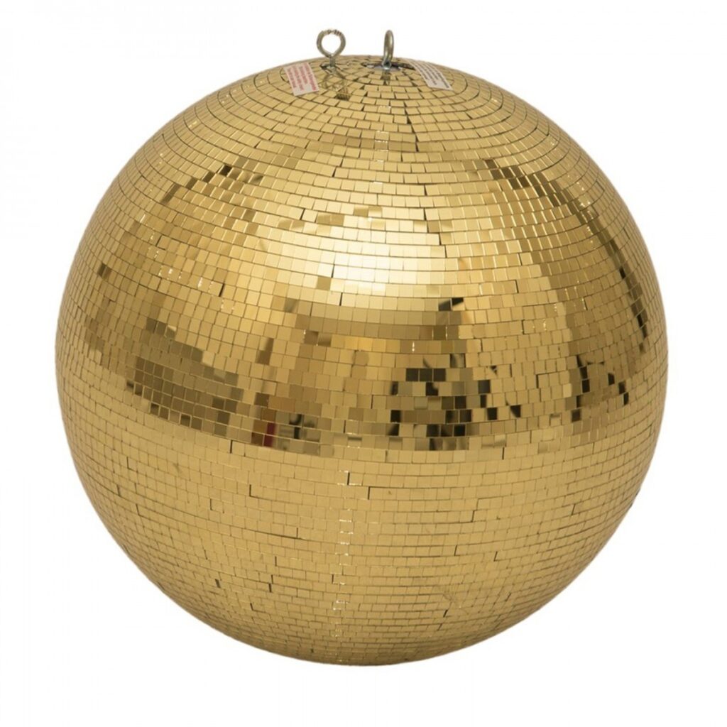 Equinox 50cm Mirror Ball Gold