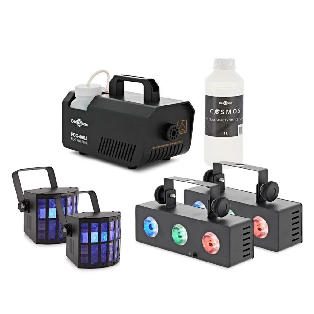 LED Derby Lights and Effects Party Pack by Gear4music