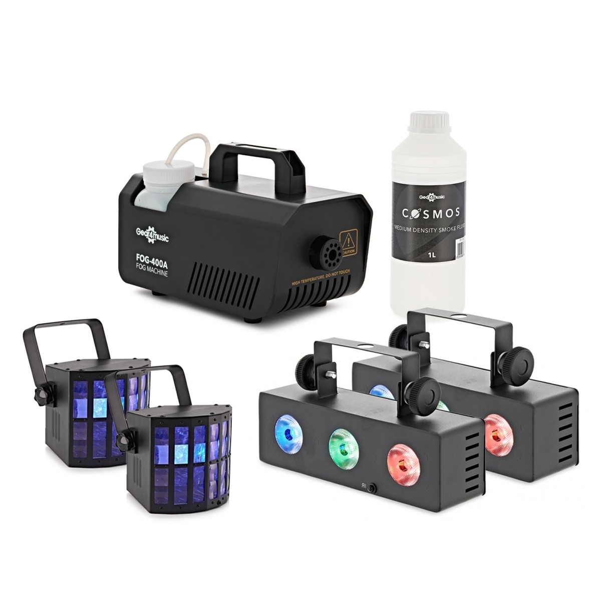 LED Derby Lights and Effects Party Pack by Gear4music