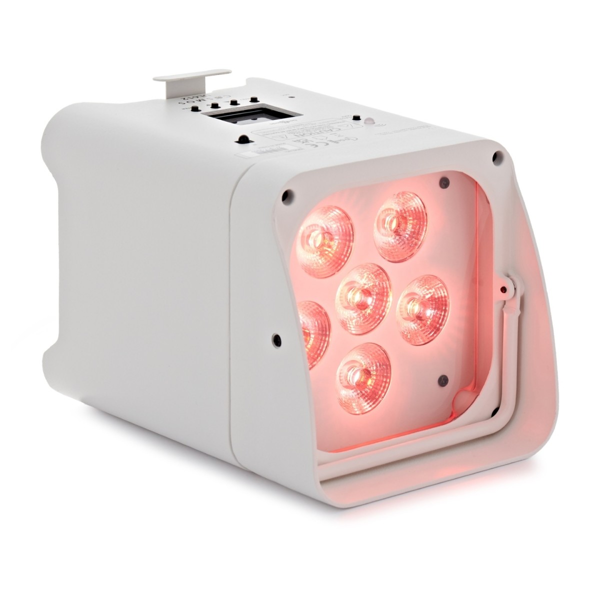 Cosmos 6x12W Battery Powered LED Uplighter White - Image 4